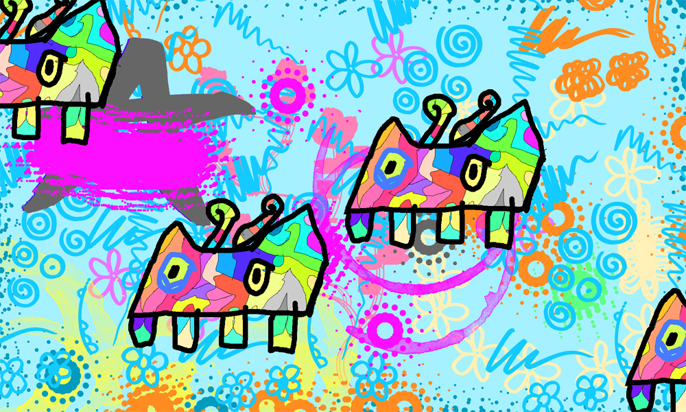 Shelly First School Digital Urban Mural Digital Illustration